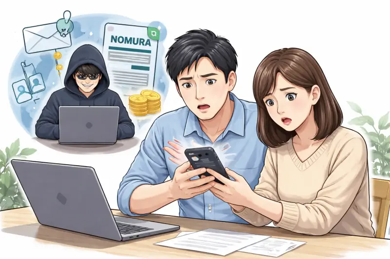 野村証券を名乗る迷惑メールの見分け方と被害を防ぐための対策ガイド