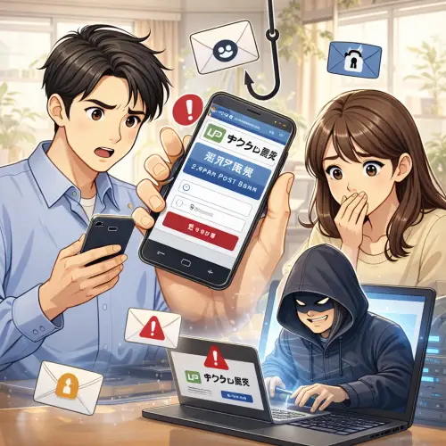 ゆうちょ銀行の迷惑メール対策ガイド｜開かない確認しない判断基準