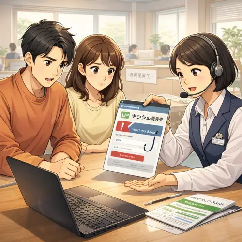 ゆうちょ銀行の迷惑メール対策ガイド|開かない確認しない判断基準