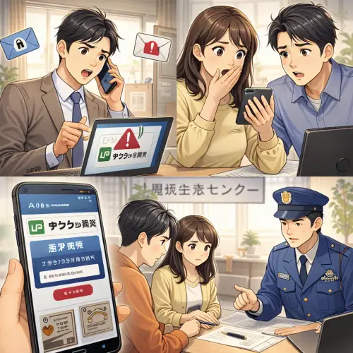 ゆうちょ銀行の迷惑メール対策ガイド|開かない確認しない判断基準